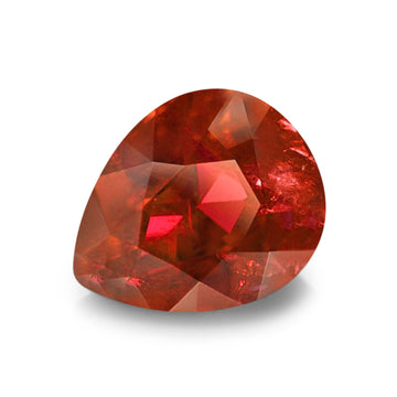 Pear Garnet CZ Loose Gemstones